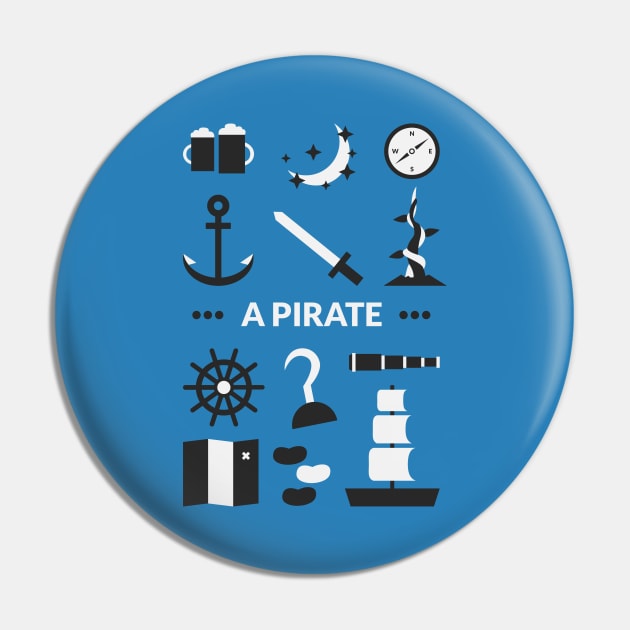 Once Upon A Time - A Pirate Pin by Red