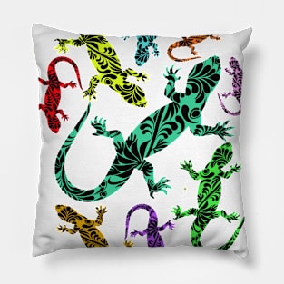 Gecko Deco Pattern Pillow