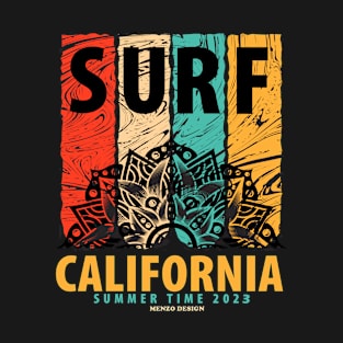 surf california summer time 2023 vintage T-Shirt