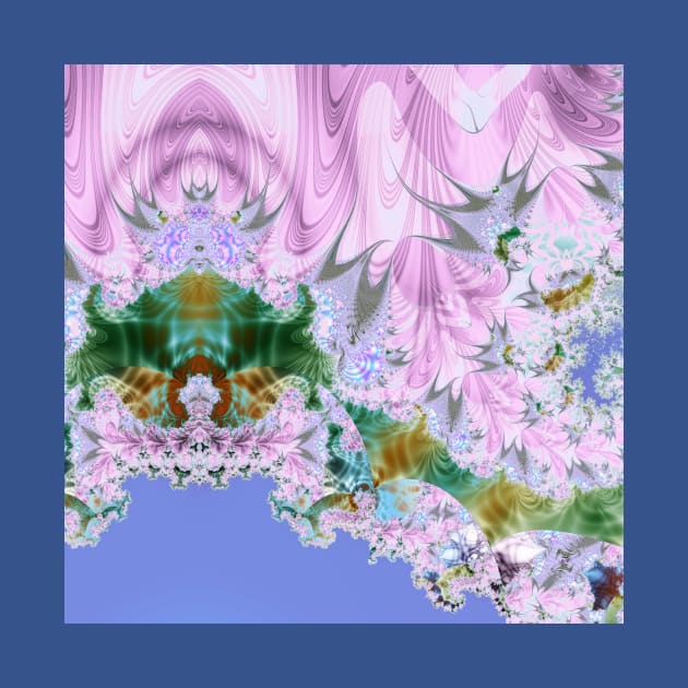 Lilac Dreams Fractal Abstract by Artist4God