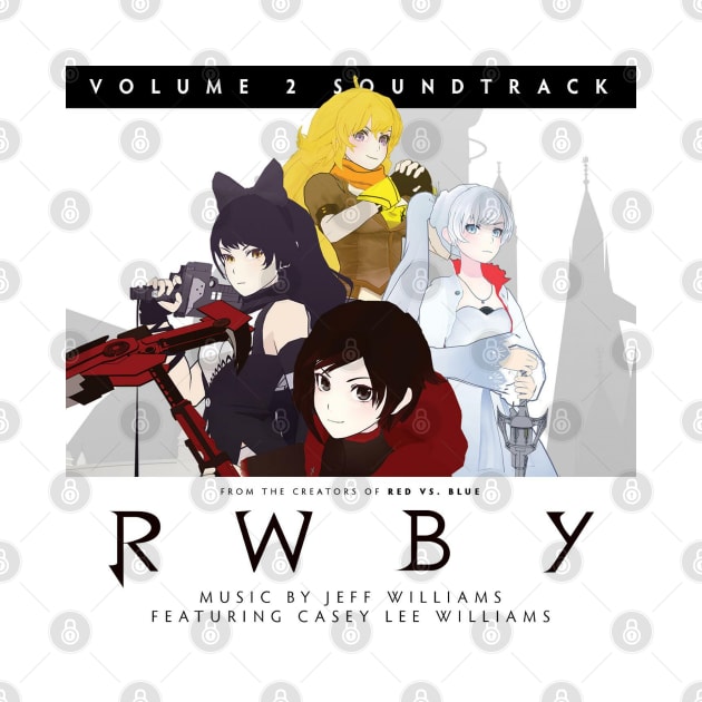 RWBY - Volume 2 OST Album Cover by indieICDtea