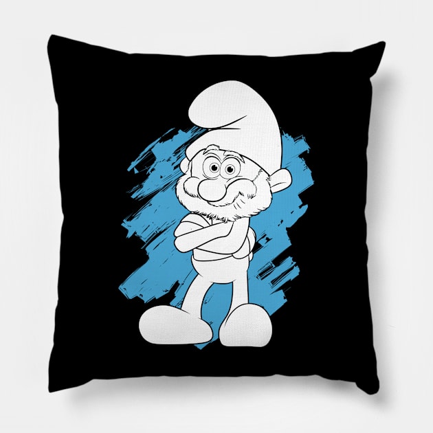 Papa Smurf Pillow by Arie store