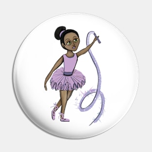 Ballerina purple dress Pin