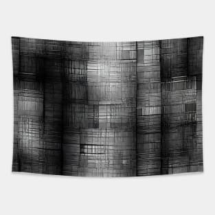 Abstract Black grunge pattern Tapestry