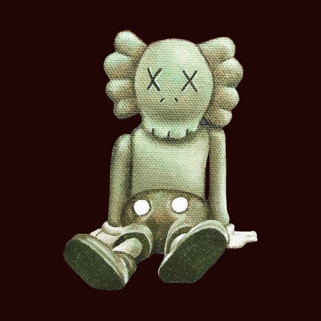 Kaws xx Kaws canvas by masihtitikterluka