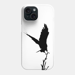 Vulture on Branch Phone Case