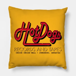 Hot Dog Records and Tapes Pillow