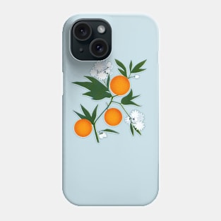 Orange tree blossom Phone Case