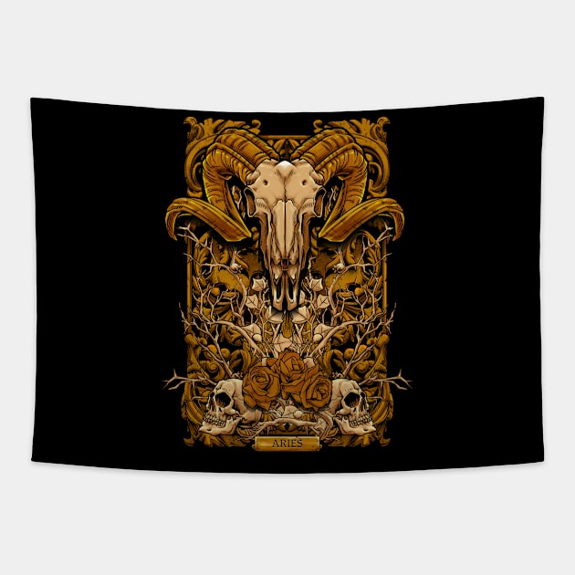 Aries Tapestry by Chack Loon