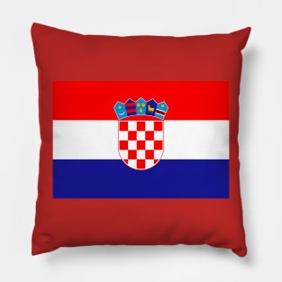 Croatia Flag Pillow