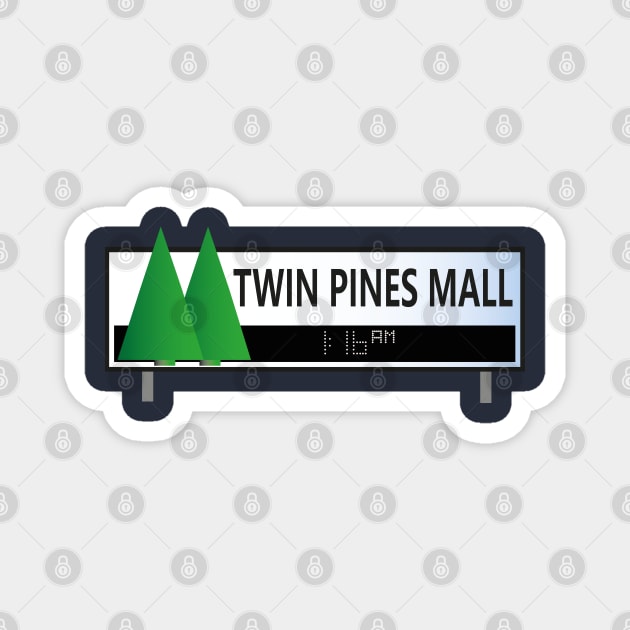 Twin Pine Mall Magnet by SOwenDesign