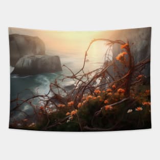 Bluffs Blossom Tendrils Tapestry