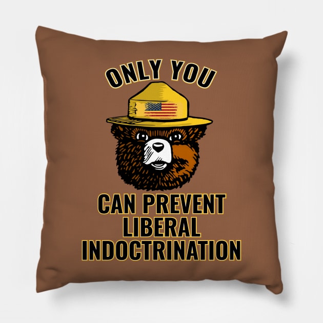 Smokey Says... Pillow by ILLannoyed 