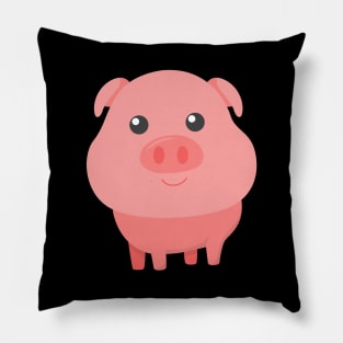 Adorable Pig Cute Baby Pig for Pig Lovers Pillow