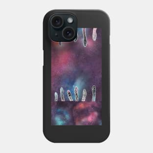 Snake Heads in Space Phone Case