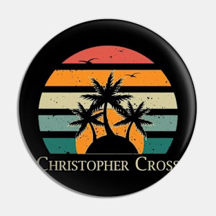 Vintage name - Christopher Cross Pin