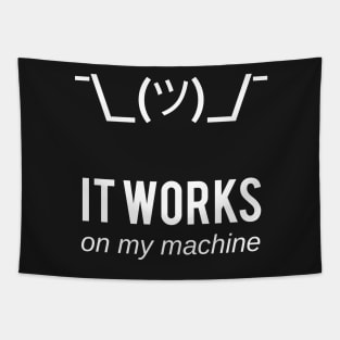 It works on my machine - Funny Computer Programmer Design Tapestry