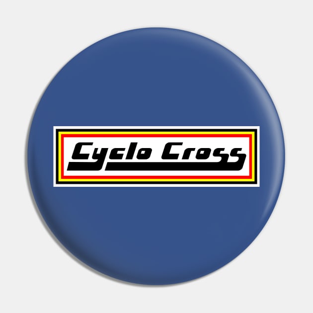 Cyclocross Logo Belgium Pin by eVrydayART