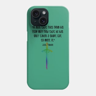 tolkien on fear Phone Case