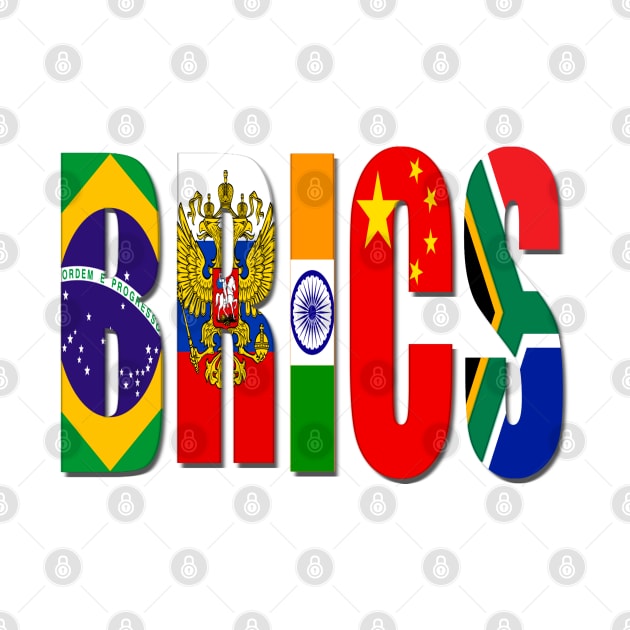 Brics Country Flags by TrikoCraft