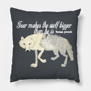 Fear and the Wolf Pillow