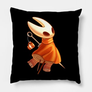 Hornet with a scarf and mug Pillow