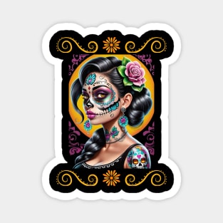 Catrina  - Dia De Los Muertos Magnet