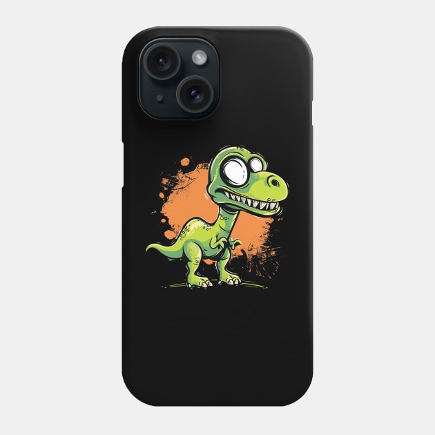 cute dino Phone Case by sample the dragon