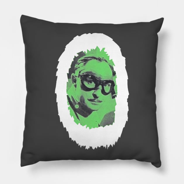 Mad Scientist At Will Pillow by MonsterKidRadio