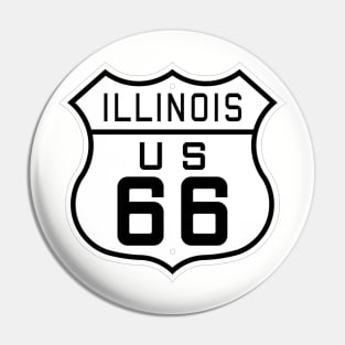 Illinois Route 66 Pin