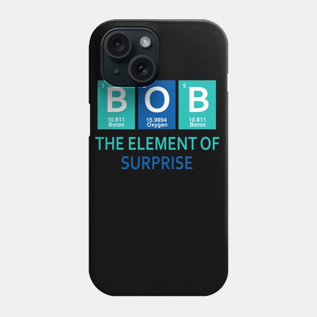 I'm Bob The element of surprise Periodic table gift funny Phone Case by BOB