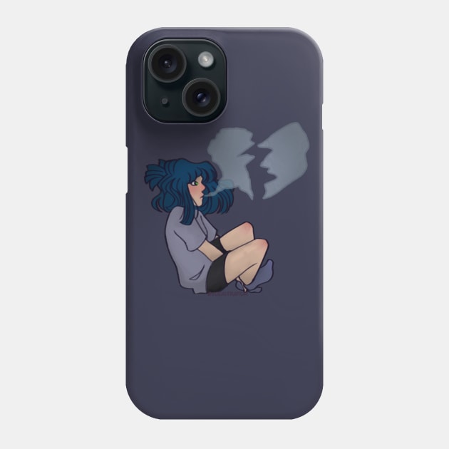 Smokey Hearts Phone Case by vocaltraitor