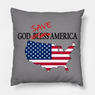 God Save America Pillow