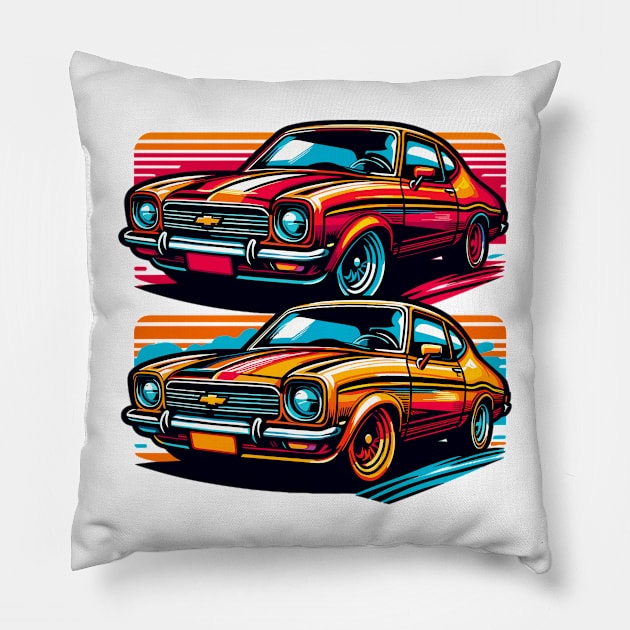 Chevy Vega Pillow by Vehicles-Art