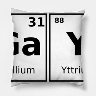 Gay chemician elemts periodic table lgbtq trans queer pride Parade rainbow gift Pillow