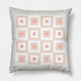 Pink Checkered Pattern Pillow