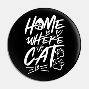 Home is Where The Cat is Pin