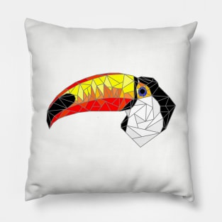 Toucan Stained Glass Pillow