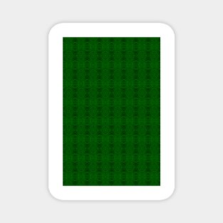 Green and Black Rings Pattern Magnet