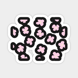 Dainty Pink Flowers Magnet