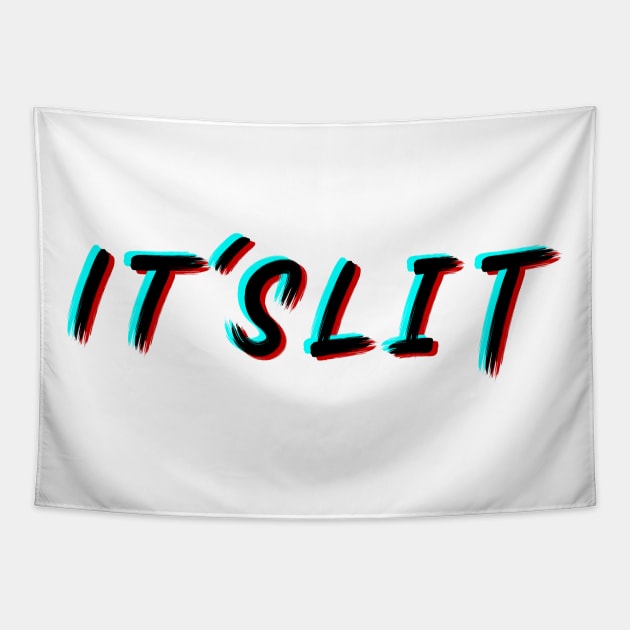 It's Lit Friends Summer Love A Cool Slogan - Lets Get Lit Tapestry by mangobanana