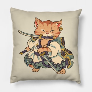 Neko pirate samurai Pillow