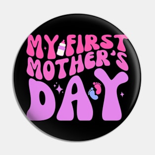 Funny My First Mothers Day Pregnancy Announcement Mom To Be Pin