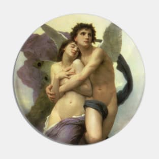 Abduction of Psyche by Bouguereau Pin