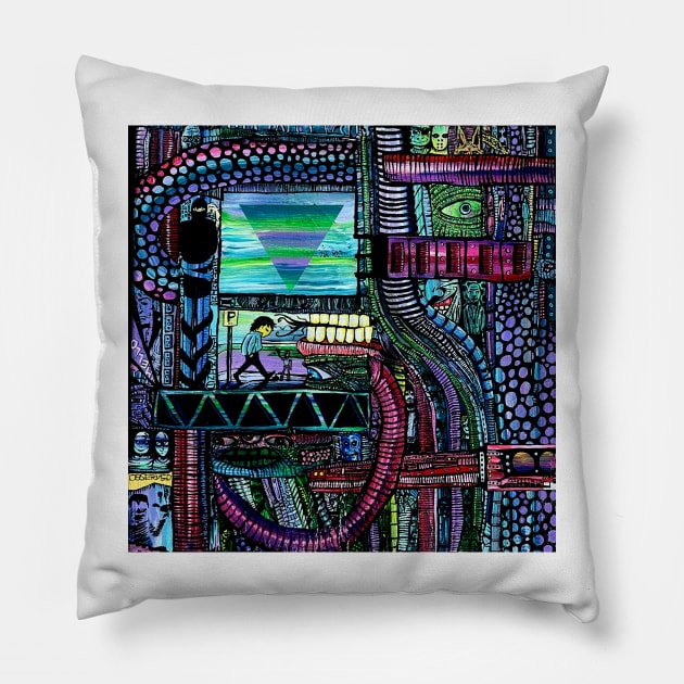 Surveillance Pillow by GhostGamer