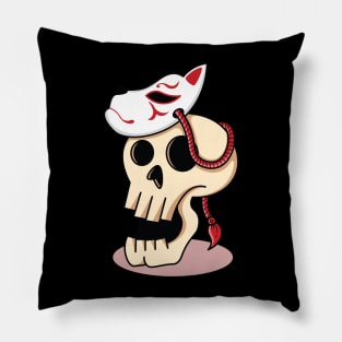 Kitsune Skull Pillow