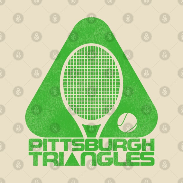 Pittsburgh Triangles Defunct 70s Tennis Team by darklordpug