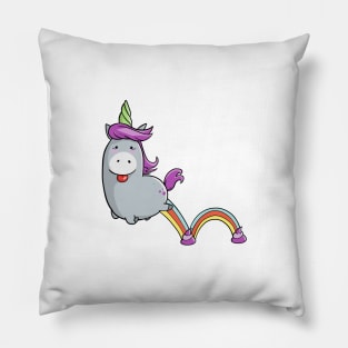 Jumping Unicorn Pillow