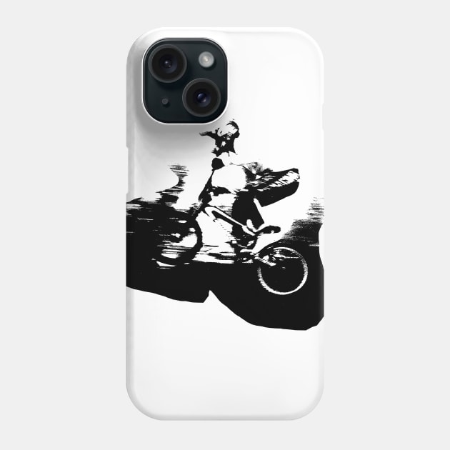 bmx race Phone Case by rickylabellevie