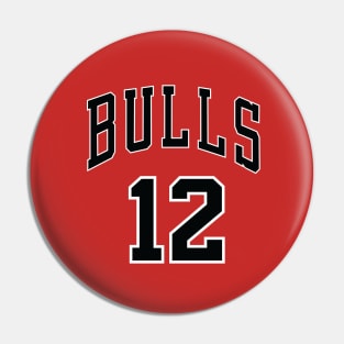 Valentines Bulls Pin